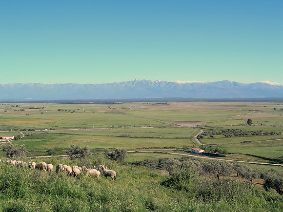 Looking South to the Sierra Guadarrama